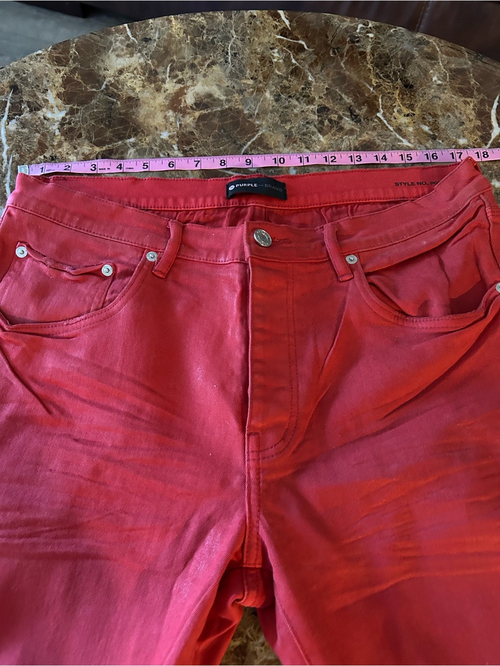 Purple Brand Red Ripped pants - Picture 10 of 10
